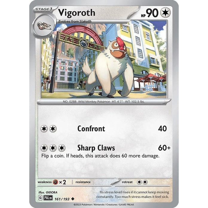 Vigoroth - Paldea Evolved (Uncommon) [PAL-161] English / Near Mint / Normal