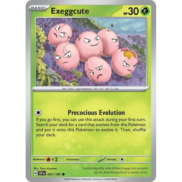 Exeggcute - Surging Sparks (Common) [SSP-1] English / Near Mint / Normal