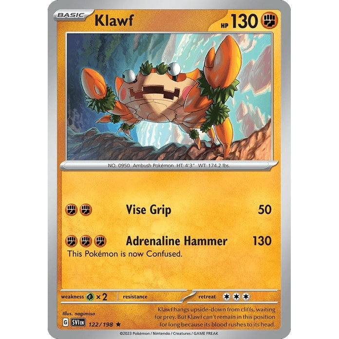 Klawf - Scarlet & Violet (Rare) [SVI-122] English / Near Mint / Normal
