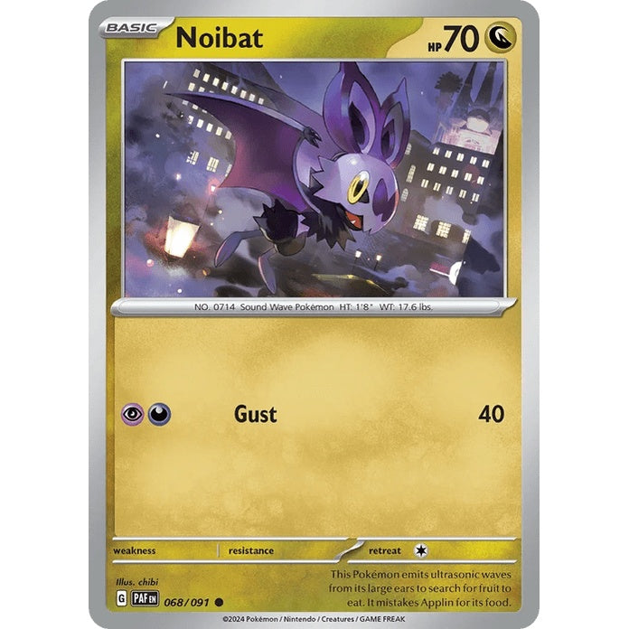 Noibat - Paldean Fates (Common) [PAF-68] English / Near Mint / Normal