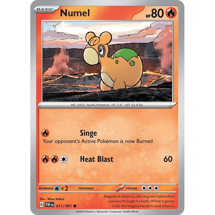 Numel - Paldean Fates (Common) [PAF-11] English / Near Mint / Normal