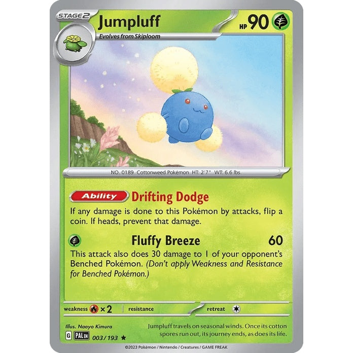 Jumpluff - Paldea Evolved (Rare) [PAL-3] English / Near Mint / Normal