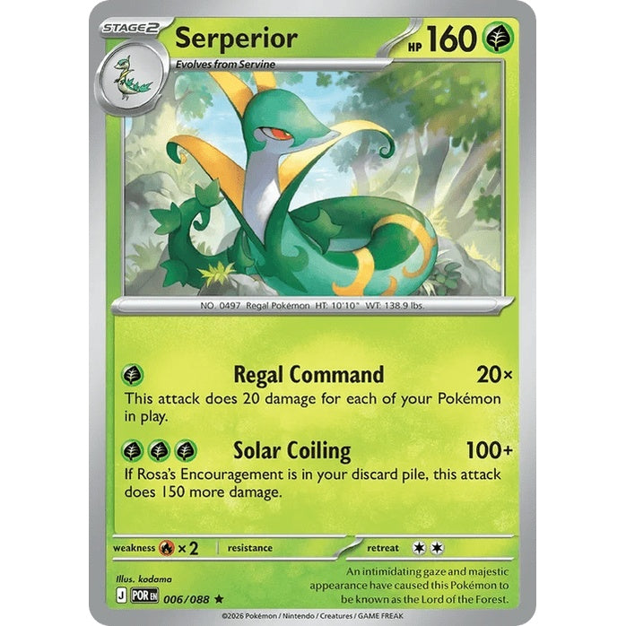Serperior - Perfect Order (Rare) [POR-6] English / Near Mint / Normal