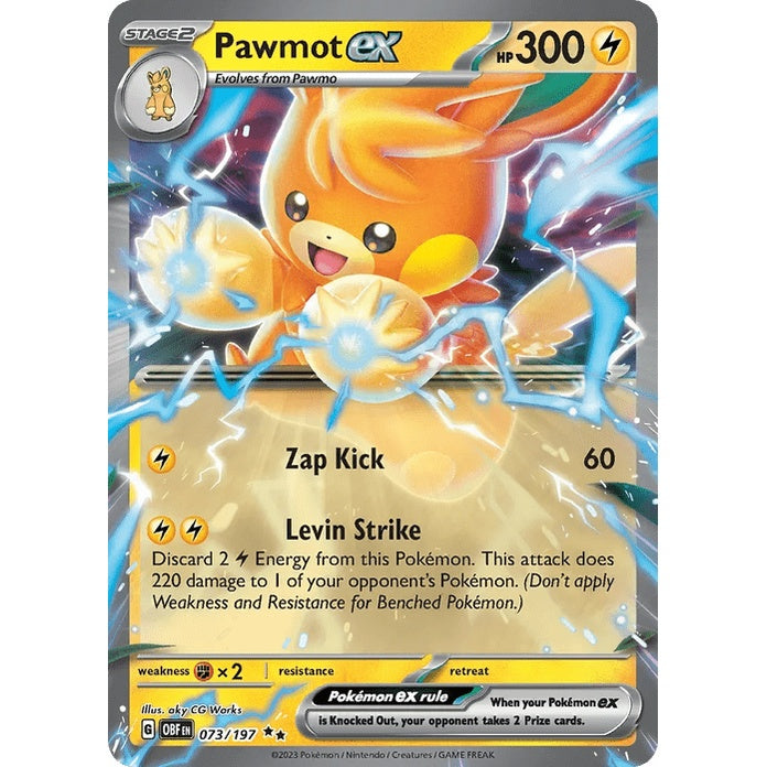Pawmot ex - Obsidian Flames (Double Rare) [OBF-73] English / Near Mint / Normal
