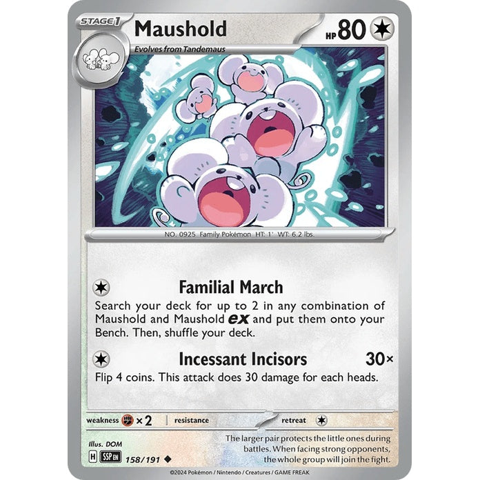 Maushold - Surging Sparks (Uncommon) [SSP-158] English / Near Mint / Normal