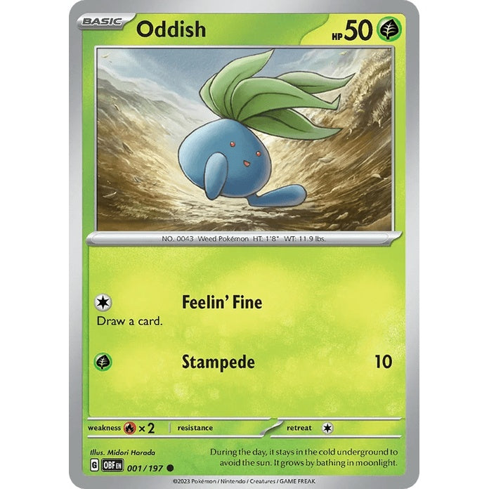 Oddish - Obsidian Flames (Common) [OBF-1] English / Near Mint / Normal