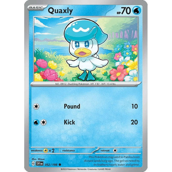 Quaxly - Scarlet & Violet (Common) [SVI-52] English / Near Mint / Normal
