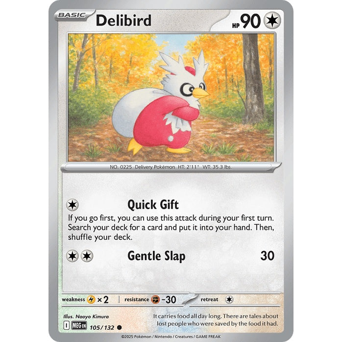 Delibird - Mega Evolution (Common) [MEG-105] English / Near Mint / Normal