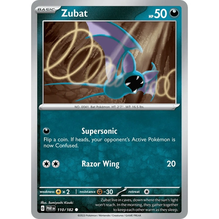 Zubat - Paradox Rift (Common) [PAR-110] English / Near Mint / Normal