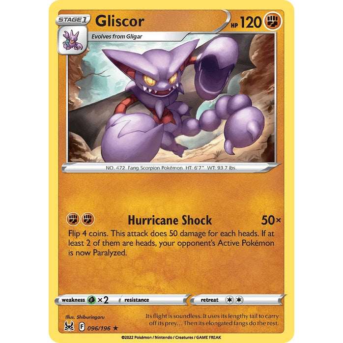 Gliscor - Lost Origin (Rare) [LOR-96] English / Near Mint / Normal