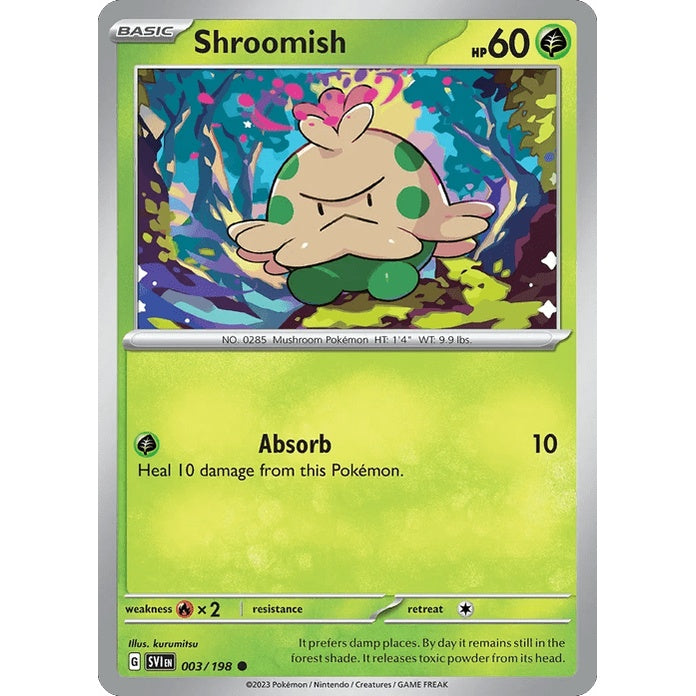 Shroomish - Scarlet & Violet (Common) [SVI-3] English / Near Mint / Normal