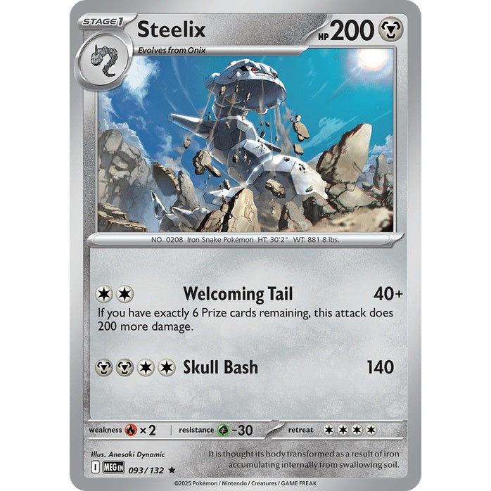 Steelix - Mega Evolution (Rare) [MEG-93] English / Near Mint / Normal