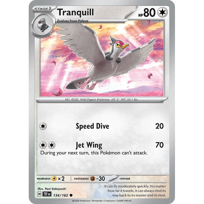 Tranquill - Temporal Forces (Common) [TEF-134] English / Near Mint / Normal