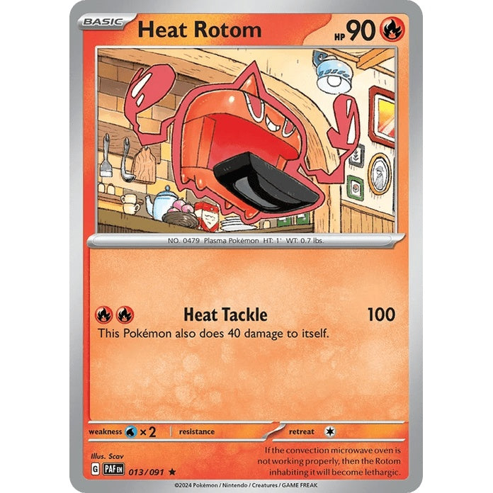 Heat Rotom - Paldean Fates (Rare) [PAF-13] English / Near Mint / Normal