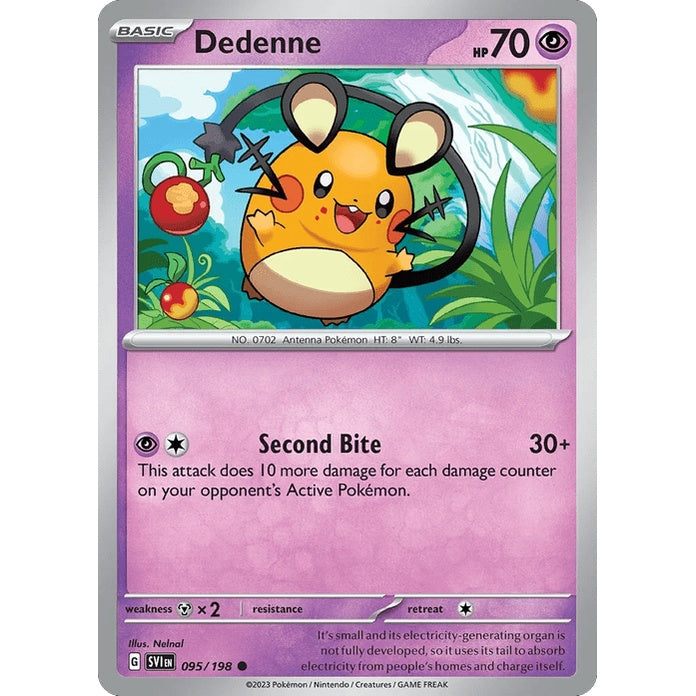 Dedenne - Scarlet & Violet (Common) [SVI-95] English / Near Mint / Normal