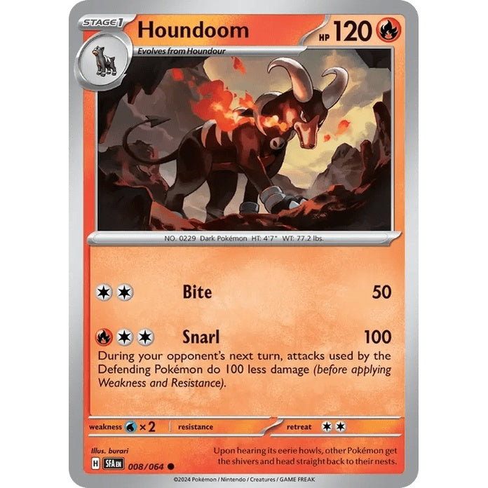 Houndoom - Shrouded Fable (Common) [SFA-8] English / Near Mint / Normal