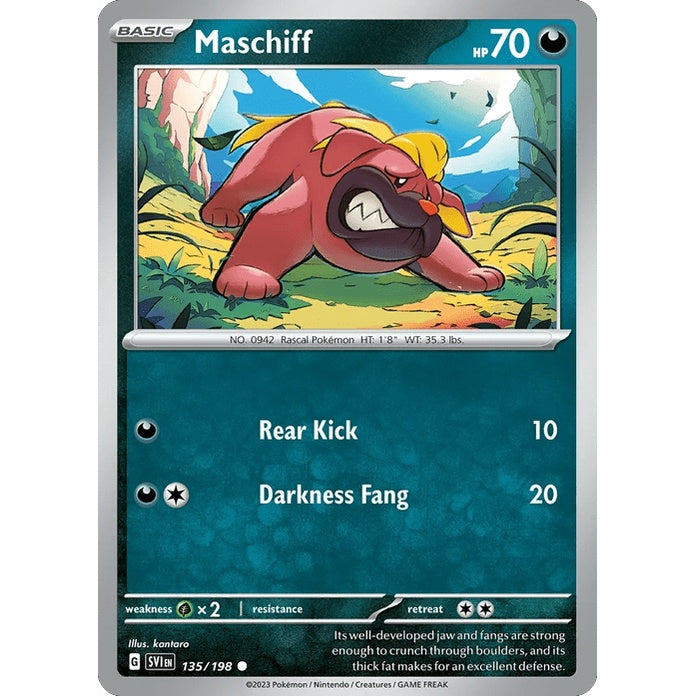 Maschiff - Scarlet & Violet (Common) [SVI-135] English / Near Mint / Normal
