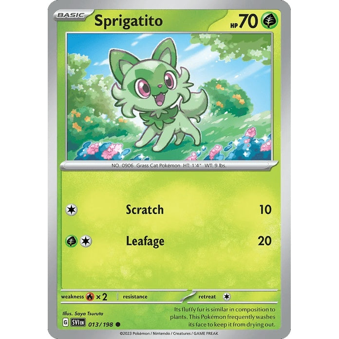 Sprigatito - Scarlet & Violet (Common) [SVI-13] English / Near Mint / Normal