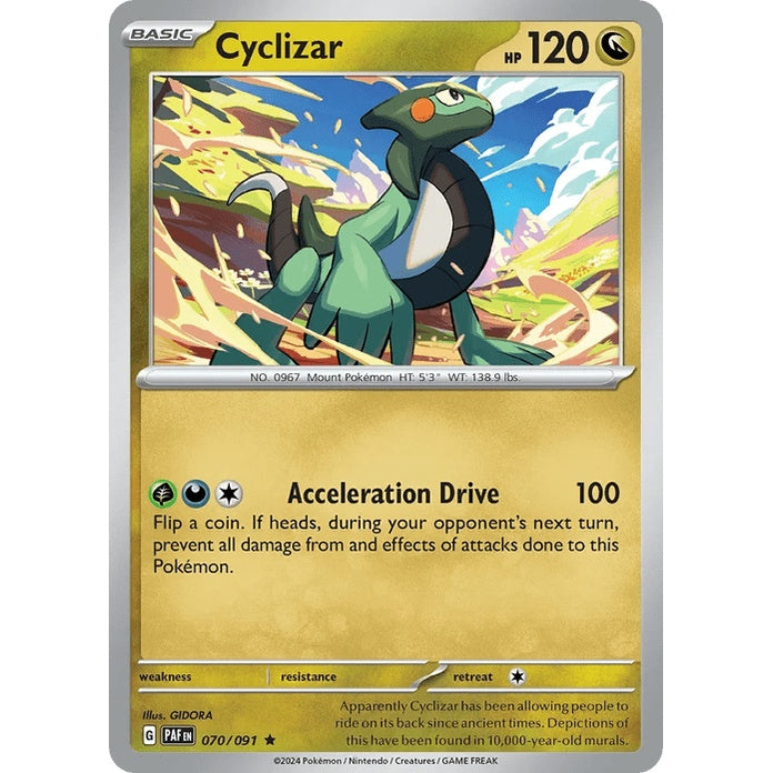 Cyclizar - Paldean Fates (Rare) [PAF-70] English / Near Mint / Normal