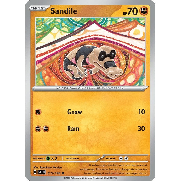 Sandile - Scarlet & Violet (Common) [SVI-115] English / Near Mint / Normal