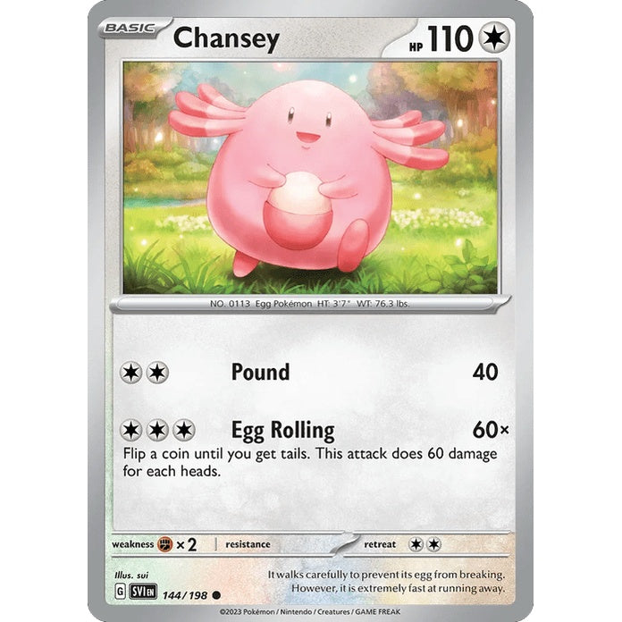 Chansey - Scarlet & Violet (Common) [SVI-144] English / Near Mint / Normal