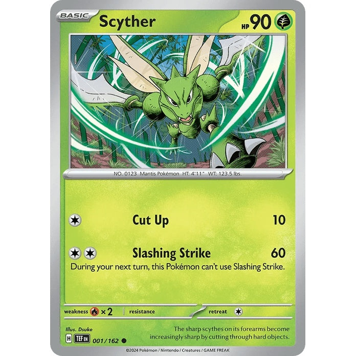 Scyther - Temporal Forces (Common) [TEF-1] English / Near Mint / Normal