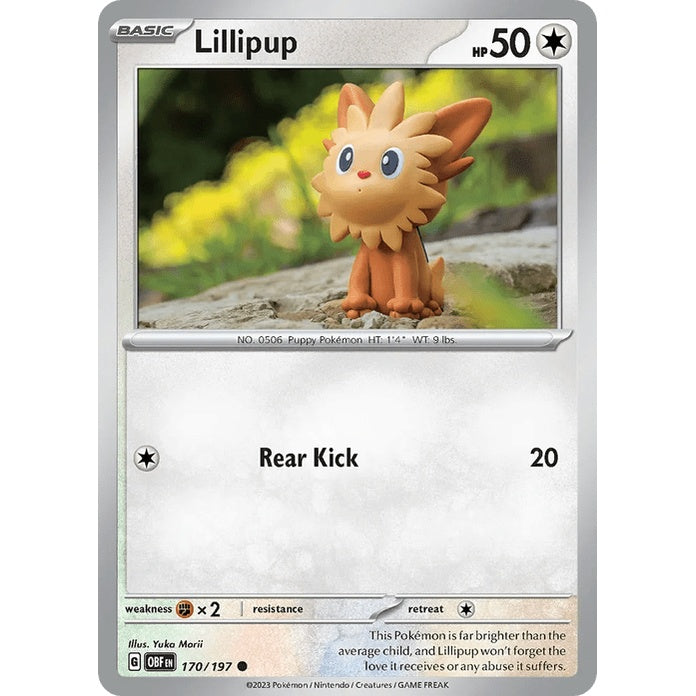 Lillipup - Obsidian Flames (Common) [OBF-170] English / Near Mint / Normal