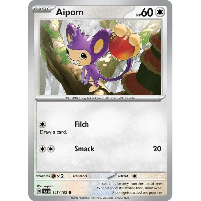 Aipom - Paradox Rift (Common) [PAR-145] English / Near Mint / Normal