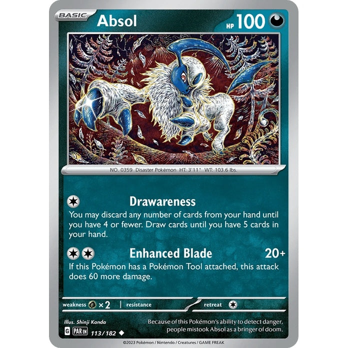 Absol - Paradox Rift (Uncommon) [PAR-113] English / Near Mint / Normal