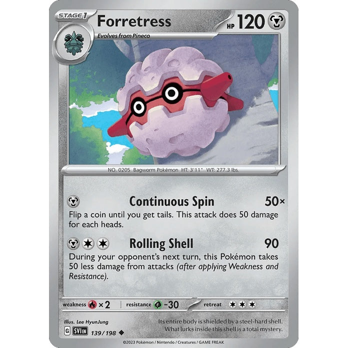 Forretress - Scarlet & Violet (Uncommon) [SVI-139] English / Near Mint / Normal