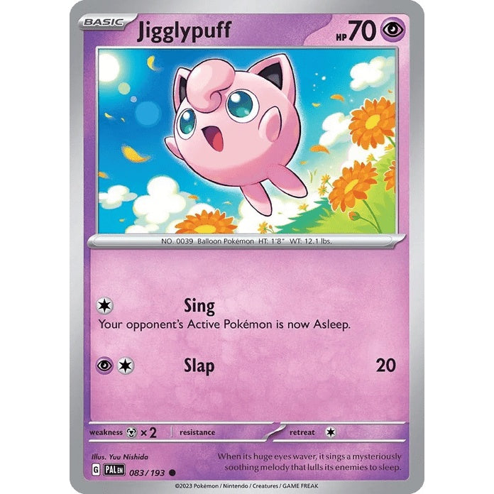 Jigglypuff - Paldea Evolved (Common) [PAL-83] English / Near Mint / Normal