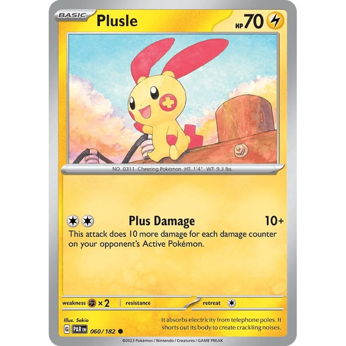 Plusle - Paradox Rift (Common) [PAR-60] English / Near Mint / Normal