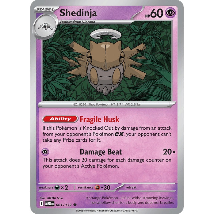 Shedinja - Mega Evolution (Uncommon) [MEG-61] English / Near Mint / Normal