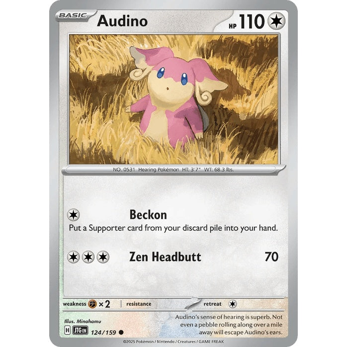 Audino - Journey Together (Common) [JTG-124] English / Near Mint / Normal