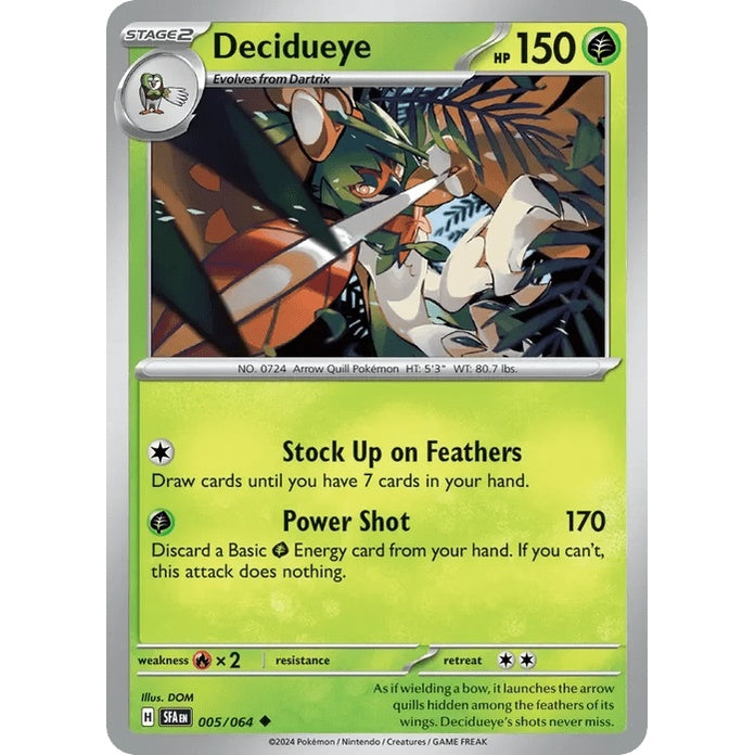 Decidueye - Shrouded Fable (Uncommon) [SFA-5] English / Near Mint / Normal