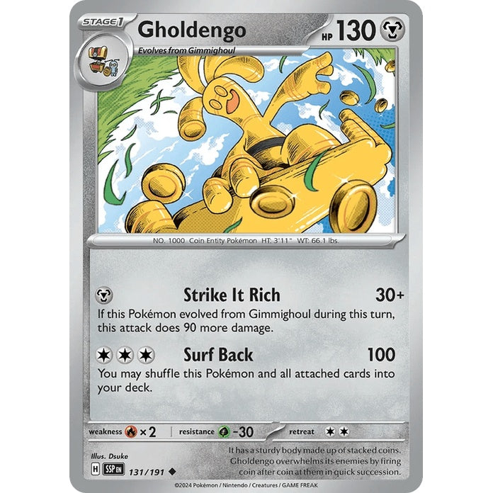 Gholdengo - Surging Sparks (Uncommon) [SSP-131] English / Near Mint / Normal