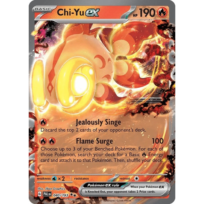 Chi-Yu ex - Paldea Evolved (Double Rare) [PAL-40] English / Near Mint / Normal