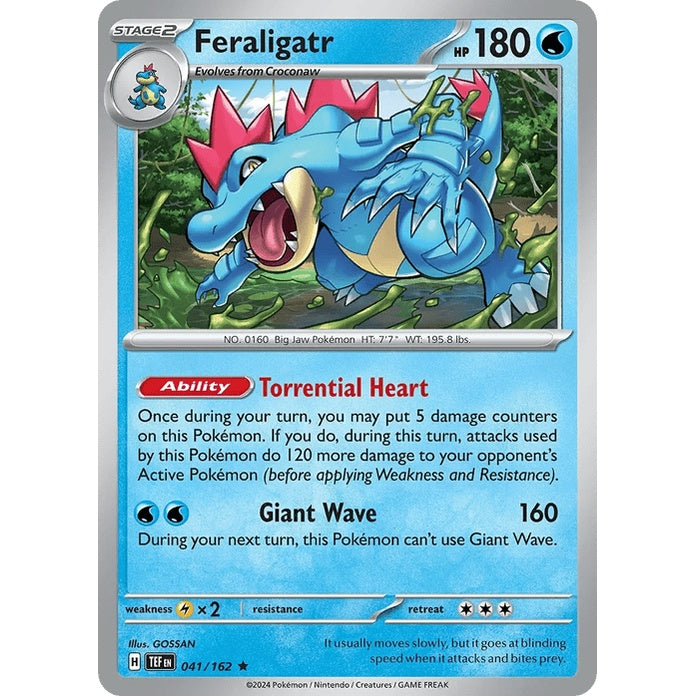 Feraligatr - Temporal Forces (Rare) [TEF-41] English / Near Mint / Normal
