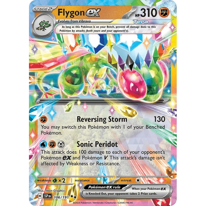 Flygon ex - Surging Sparks (Double Rare) [SSP-106] English / Near Mint / Normal