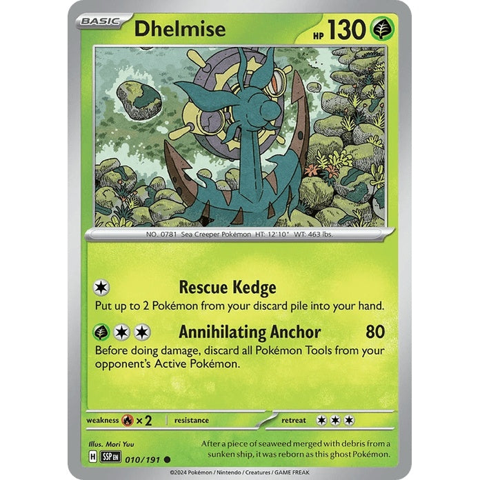 Dhelmise - Surging Sparks (Common) [SSP-10] English / Near Mint / Normal
