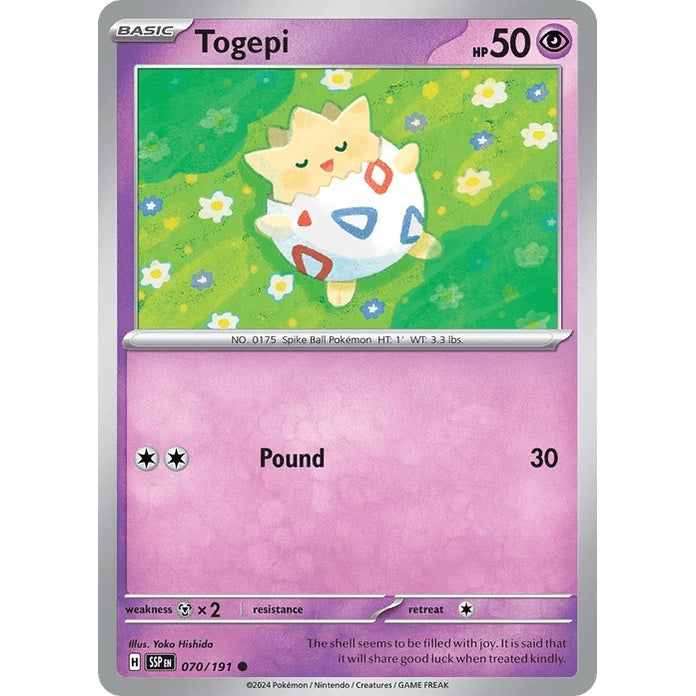 Togepi - Surging Sparks (Common) [SSP-70] English / Near Mint / Normal