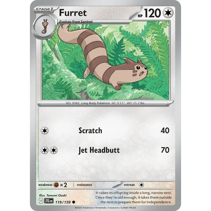 Furret - Journey Together (Common) [JTG-119] English / Near Mint / Normal