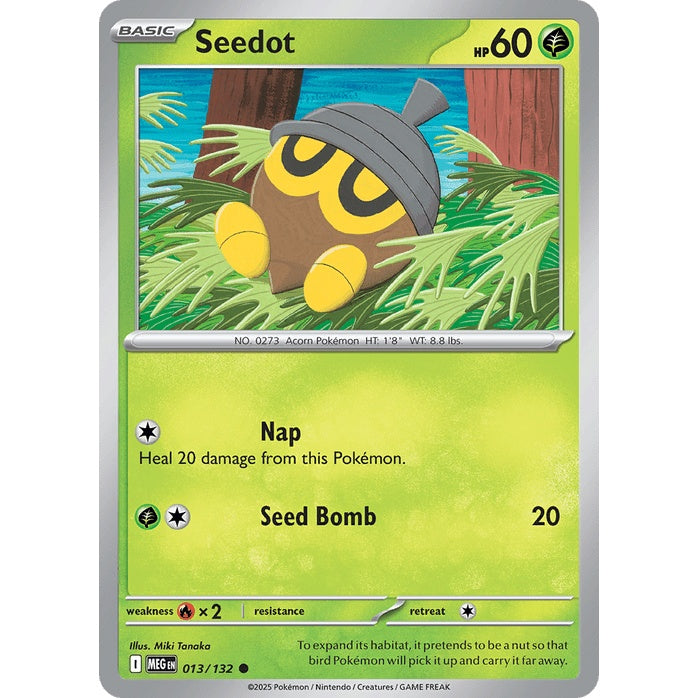 Seedot - Mega Evolution (Common) [MEG-13] English / Near Mint / Normal