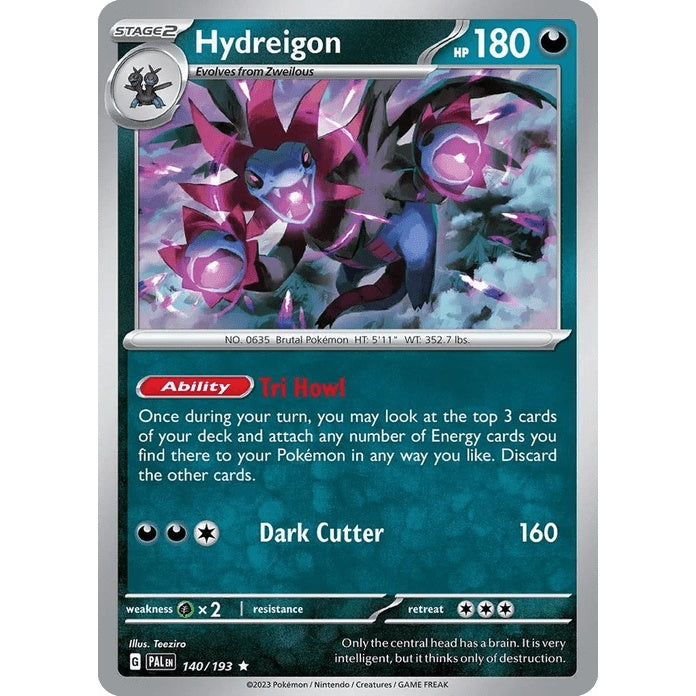 Hydreigon - Paldea Evolved (Rare) [PAL-140] English / Near Mint / Normal