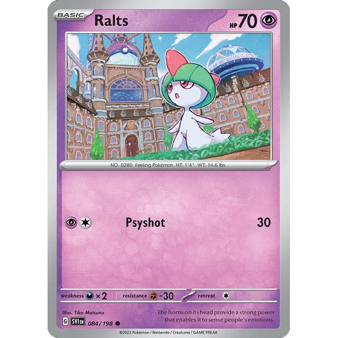 Ralts - Scarlet & Violet (Common) [SVI-84] English / Near Mint / Normal