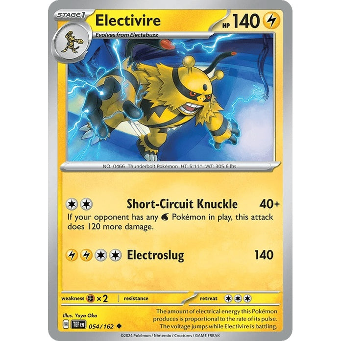 Electivire - Temporal Forces (Uncommon) [TEF-54] English / Near Mint / Normal
