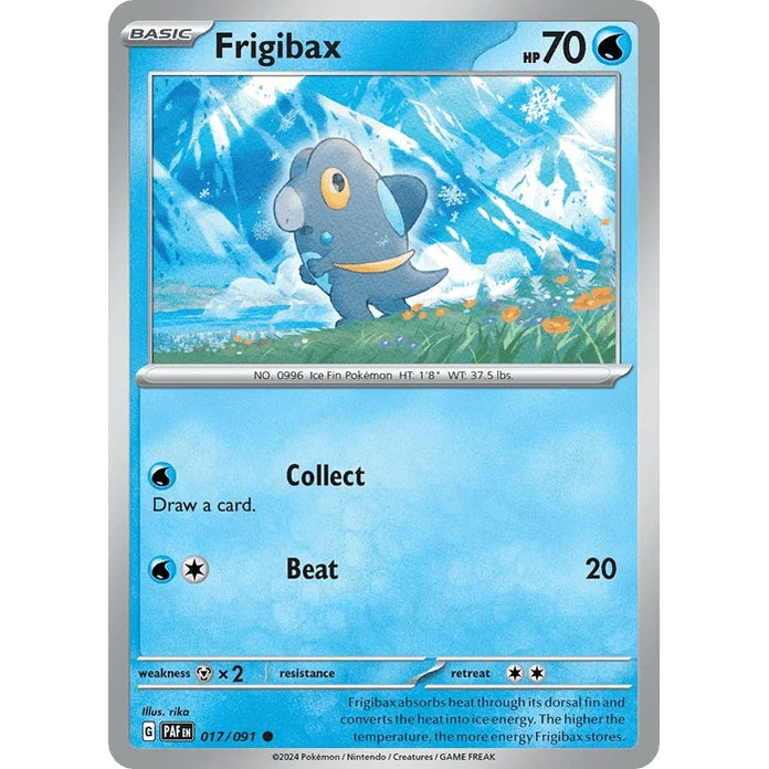 Frigibax - Paldean Fates (Common) [PAF-17] English / Near Mint / Normal