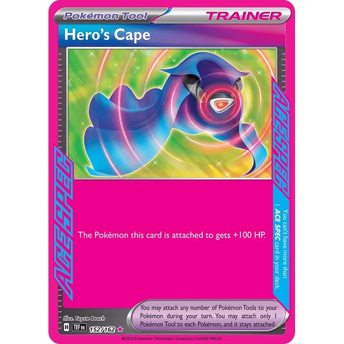 Hero's Cape - Temporal Forces (ACE SPEC Rare) [TEF-152] English / Near Mint / Normal