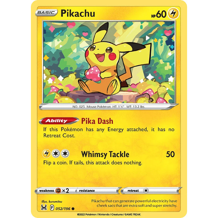 Pikachu - Lost Origin (Common) [LOR-52] English / Near Mint / Normal