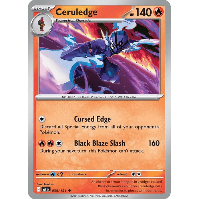Ceruledge - Surging Sparks (Uncommon) [SSP-35] English / Near Mint / Normal